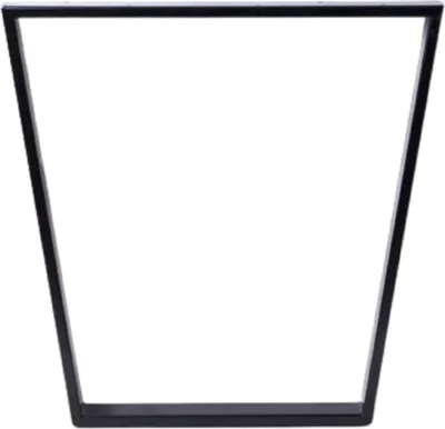 Produktbild von Tischbein, Möbelbein, Möbelfüß, Metallbein, Tischfuss, Tischkufen, Tischgestell, Trapezförmige, Industriestil Loft-Stil, 1 Stück, 70x71cm