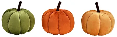 Image de Citrouilles Décoration d'automne Velours en set Couleurs d'automne en Ø 14 cm