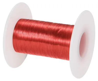 Emaillierter Kupferdraht 0,06 mm, 1987 m, 50 g, rot