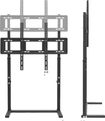 Immagine prodotto di Supporto TV mobile, regolabile in altezza, compatibile con televisori da 32-85 pollici, nero 32-85 pollici