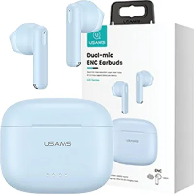 Obrázek produktu pro Usams Bluetooth Sluchátka 5.3 Tws Us14 Series Dual Mic Wireless Blue/Blue Bhuus03