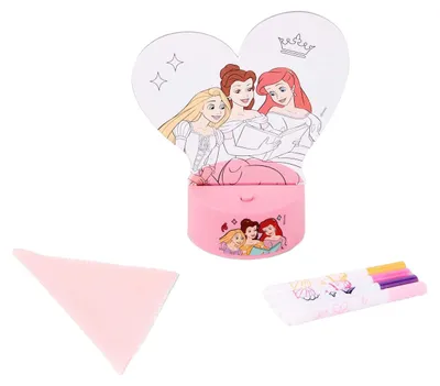 Immagine prodotto di Principessa Disney -Luce notturna a LED - da colorare da soli