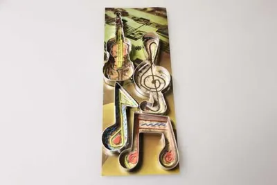 Produktbild von 4-teilige musikalische Ausstechformen