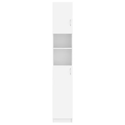 Produktbild von vidaXL Badezimmerschrank Weiß 32×25,5×190 cm Holzwerkstoff -  Badezimmermöbel-Sets