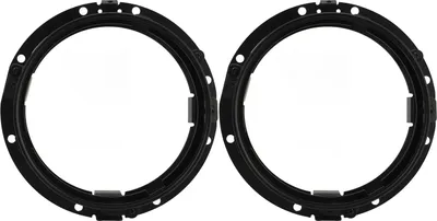 Productafbeelding van 2 stuks, 7 inch ronde koplampringen - Koplampmontage - Bevestigingsset, frame voor Wrangler JK, modeljaren 2007 tot 2018