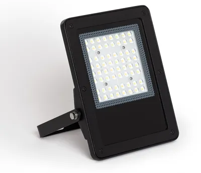 Produktbild von LED- Fluter 50W Dimmbar TRIAC 170 lm/W IP65 ELEGANCE Slim PRO Schwarz 4000K 30º Neutralweiß