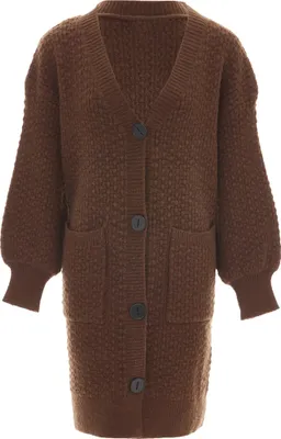 Produktbild von RISA damen strickjacke - braun, M