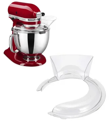 Productafbeelding van Spatbescherming voor mixer - Transparant kunststof roerdeksel met schenktuit voor 4.5/5QT