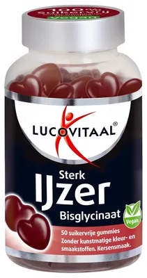 Productafbeelding van Lucovitaal Sterk IJzer Bisglycinaat 50 Gummies