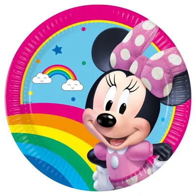 Produktbild von Disney Makes Me Smile Pappteller 8 Stück 23 cm