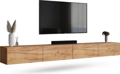 Produktbild von WEST TV Schrank 280 cm Fernsehtisch Sideboard, hängend oder stehend TV Möbel