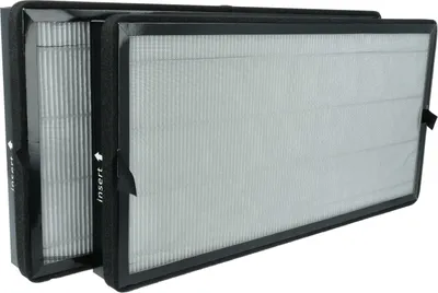 Produktbild von vhbw 2x Aktivkohlefilter Ersatz für Kärcher 2.863-078.0 für Luftreiniger - H13 Luftfilter Schwarz