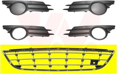 Produktbild von VAN WEZEL Lüftungsgitter Grill Stoßfänger für OPEL Corsa D Schrägheck (S07)
