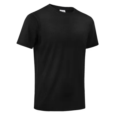 Produktbild von Sport Tshirts Herren Funktionsshirt Schnelltrocknend Atmungsaktive Fitness Trainingsshirt Herren Laufshirt Kurzarm-Schwarze-XL