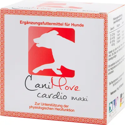 Produktbild von CaniMove cardio maxi - Ergänzungsfuttermittel für Hunde zur Unterstützung der physiologischen Funktion von Herz und Kreislauf (100 Kapseln)