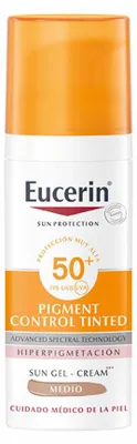 Imagen del producto de Eucerin Pigment Control Spf50+ Mittlere Farbe 50ml
