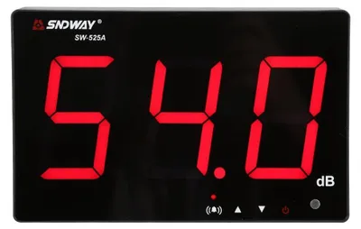 Zdjęcie produktu dla Miernik hałasu 30-130dB - Cyfrowy miernik decybeli - 9,6 calowy wyświetlacz LCD