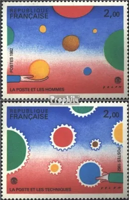 Produktbild von Briefmarken Frankreich 1982 Mi 2321-2322 (kompl.Ausg.) postfrisch PHILEXFRANCE