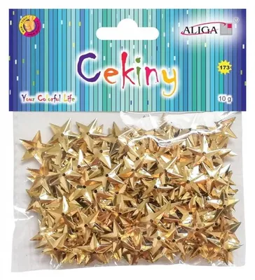 Imagen del producto de Estrellas y lentejuelas plateadas y doradas, mezcla de 10 gramos – Decoración metálica para manualidades, scrapbooking y proyectos de "hazlo tú mismo"