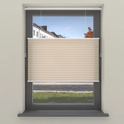 Produktbild von Cocoon Home Plissee Jalousien Lisa 150x175 Lichtdurchlässig - Taupe