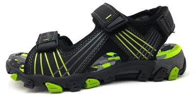 Image de Superfit - Chaussures pour enfants, sandales pour garçons, modèle noir, chaussures de loisirs