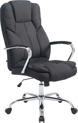 Immagine prodotto di Sedia da ufficio in tessuto V2 - Sedia direzionale - Design ergonomico, adatto fino a 210 kg | Colore: Nero