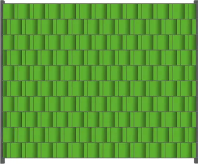 Produktbild von Wallario Zaunsichtschutz mit Motiv Maigrün für Ein- und Doppelstabmatten Zäune in der Größe 250 x 200 cm