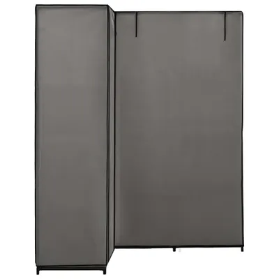 Produktbild von Hochwertigen Möbel Kleiderschränke - Grau Eckkleiderschrank Grau 130x87x169cm NEU2841378