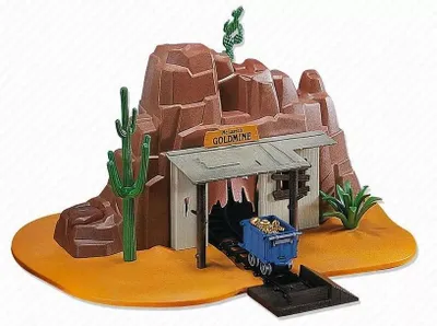 Produktbild von PLAYMOBIL 7857 Goldmine mit Sprengkiste | Western Spielset Zubehör Kinder