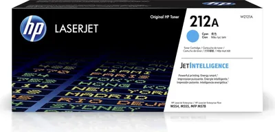 Produktbild von HP 212A (W2121A) Cyan Original Toner Color LaserJet Enterprise M554, M555, M578