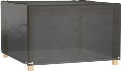 Obrázok produktu pre vidaXL Obal na záhradný nábytok 8 očiek 132x132x80 cm štvorcový