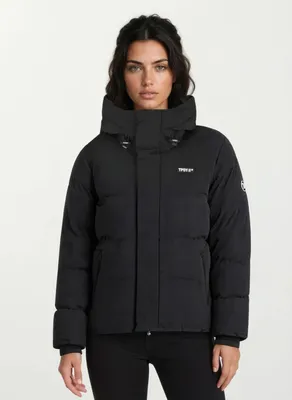 Produktbild von Edris F Damen Winterjacke Kapuze Schwarz XL