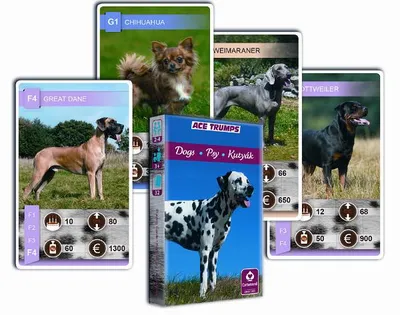 Obrázok produktu pre Animal Trumps Dogs Karty do gry