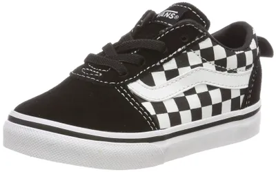 Produktbild von Vans Ward Slip-on Canvas, Unisex Baby Sneaker, Schwarz ((Checkers) Black/True Wh