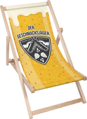Produktbild von Dreamroots Liegestuhl klappbar Holz, Buchenholz bis zu 130 kg,Sonnenliege klappbar mit 3-stufiger Neigungsregulierung der Rückenlehne, Geschmacksjäger