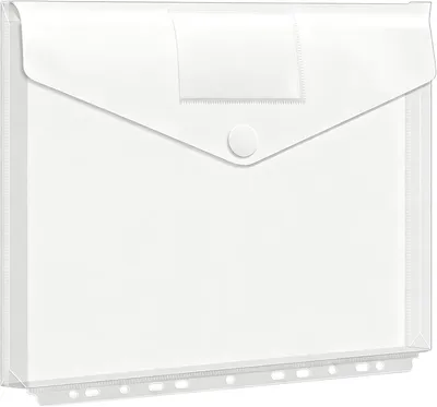 Produktbild von Pack von 12 A4 Dokumentenordner, Klettverschluss, 11-Loch Randtabs, wasserdicht, zum Organisieren von