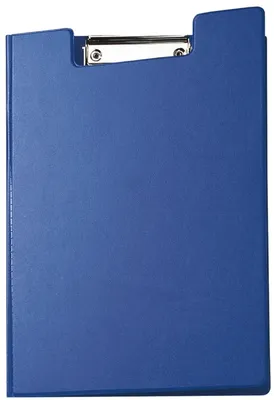 Produktbild von Schreibmappe A4 mit Folienüberzug blau Packung mit 12 Stück