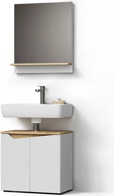 Produktbild von Badmöbel-Set Livinity Timavo Weiß 2 Teile, Model 52868