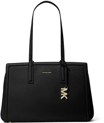 Produktbild von Michael Kors Laila Schultasche aus Leder, 37 x 26 x 14 cm, 3 Fächer, Goldhardware