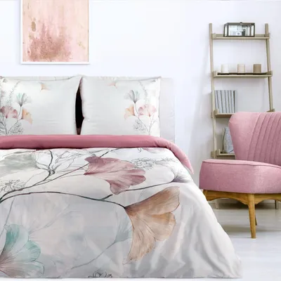 Produktbild von Eurofirany Bettwäschegarnitur Bettwäsche Satin MOLLY 220x200 cm 3 TLG SET: mit 2 Kissenbezüge 70x80 cm