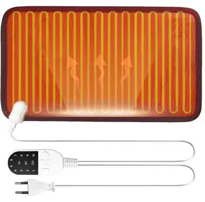 Productafbeelding van Voetwarmer elektrisch: 30x50cm verwarmingsmat met thermostaat en 10 warmtestanden