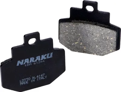 Produktbild von Naraku Bremsbeläge organisch kompatibel mit Benelli, Gilera DNA 125, 180, Runner 125, 200, Piaggio, Vespa GT, GTS, GTV