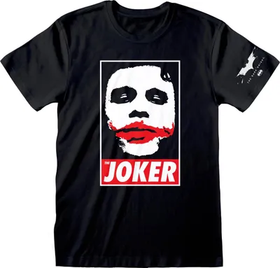 Image de Batman : The Dark Knight - T-shirt Homme/Femme Unie HE724 (S) (Noir)