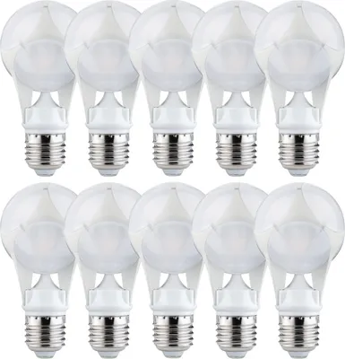 Produktbild von 10 x Paulmann LED AGL 360° 7W = 40W E27 Warmweiß 2700K Birnenform Leuchtmittel