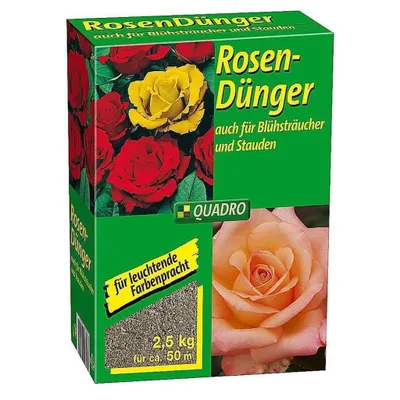 Produktbild von Organisch-mineralischer Rosendünger NPK 8+3+8(+2) chloridarm 2,5 kg für bis zu 50 m²