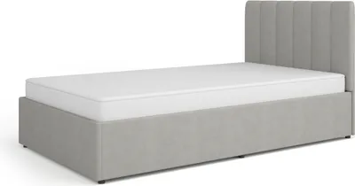 Produktbild von Minio, Polsterbett "ASSO 12", Bett, mit Stauraum, 120 cm, Graue Farbe / Cloud 82