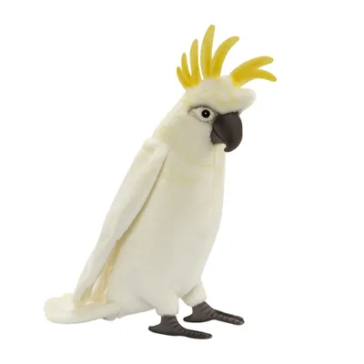 Produktbild von Hansa Toy 2654 Weißer Kakadu 32 cm Kuscheltier Stofftier Plüschtier