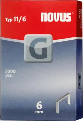 Obrázok produktu pre Flachdrahtklammern 11/6 5000 St.