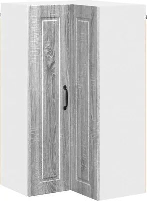 Produktbild von Geschirrspülerfront mit Regal Graues Sonoma 57 x 57 x 100 cm