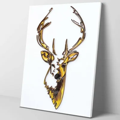 Produktbild von Quilling Set: Geheimer Hirsch 40x50 cm Kunstkit